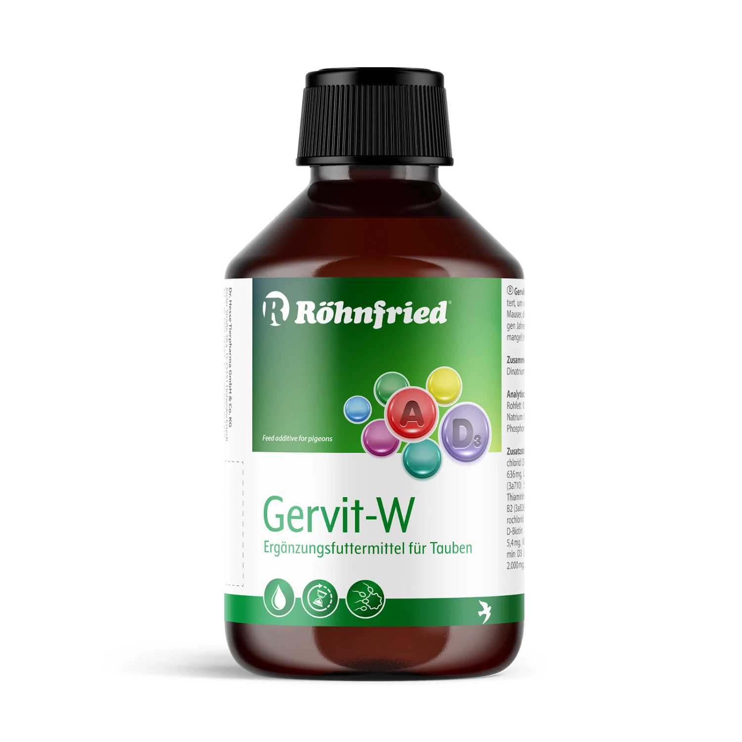 Röhnfried Gervit-W Tauben 250ml 3 Röhnfried Gervit-W Tauben 250ml