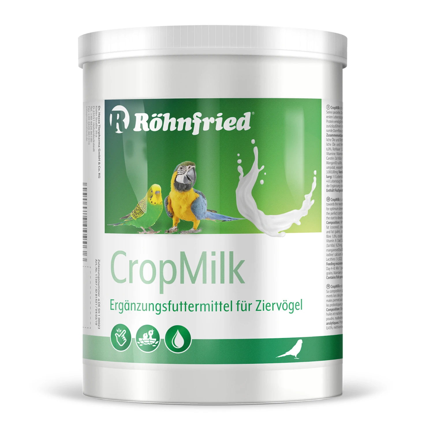 Röhnfried CropMilk 600g 3 Röhnfried CropMilk 600g
