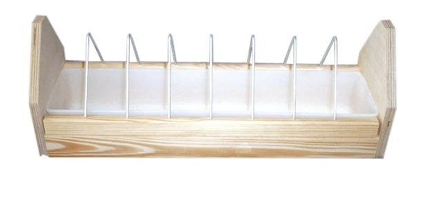 Futterrinne Herwi Mit Kippgitter Inkl. Schale 40cm 3 Futterrinne Herwi Mit Kippgitter Inkl. Schale 40cm