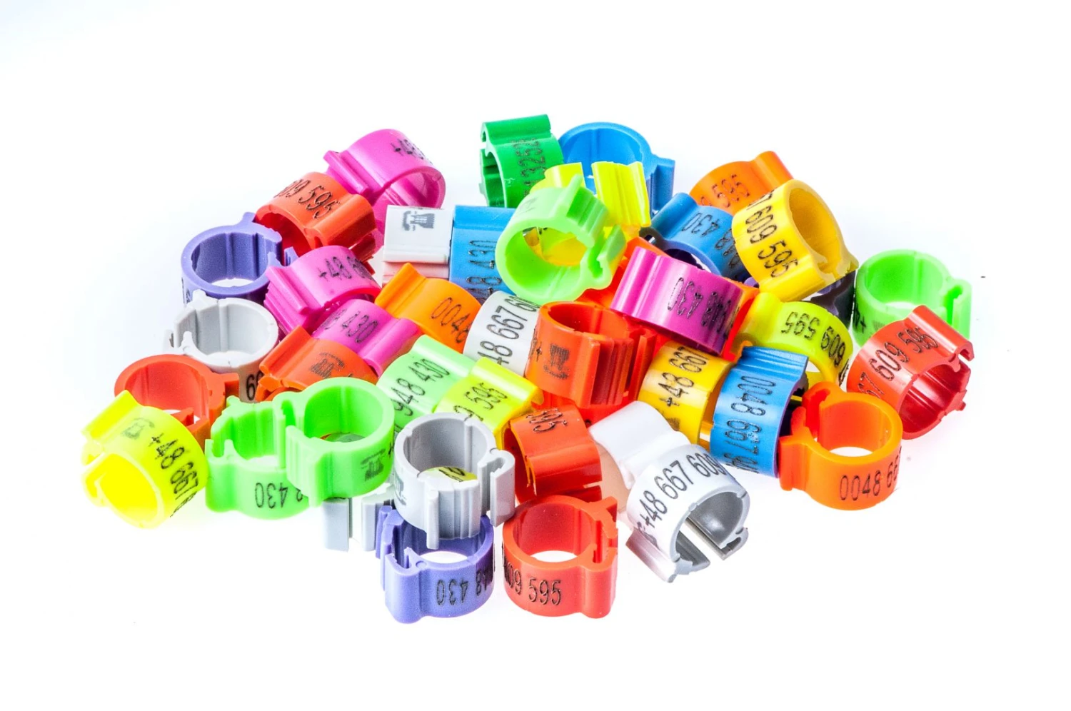 Kennringe Mit Telefonnummer Ø 8mm 100 Stück 3 Kennringe Mit Telefonnummer Ø 8mm 100 Stück