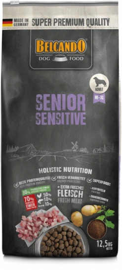 Belcando Senior Sensitive 12,5kg 6 Belcando Senior Sensitive 12,5kg -Bestes Tiernahrungs Geschäft belcando senior sensitive 12kg front