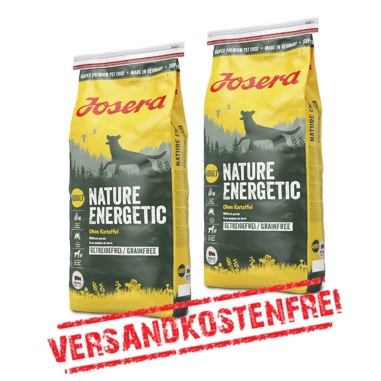 Josera Nature Energetic 2er-Pack 30kg 3 Josera Nature Energetic 2er-Pack 30kg