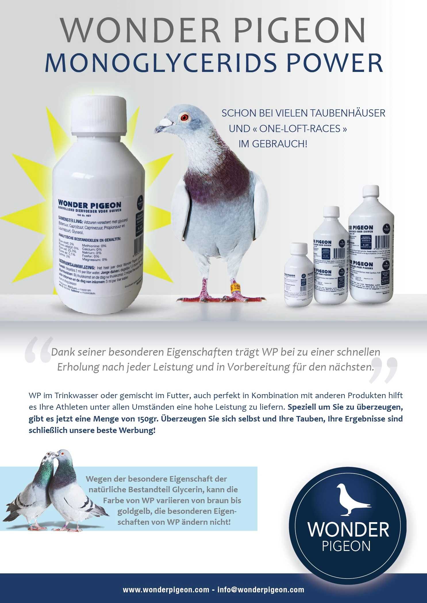 Wonder Pigeon 1000ml 4 Wonder Pigeon 1000ml – Bild 2